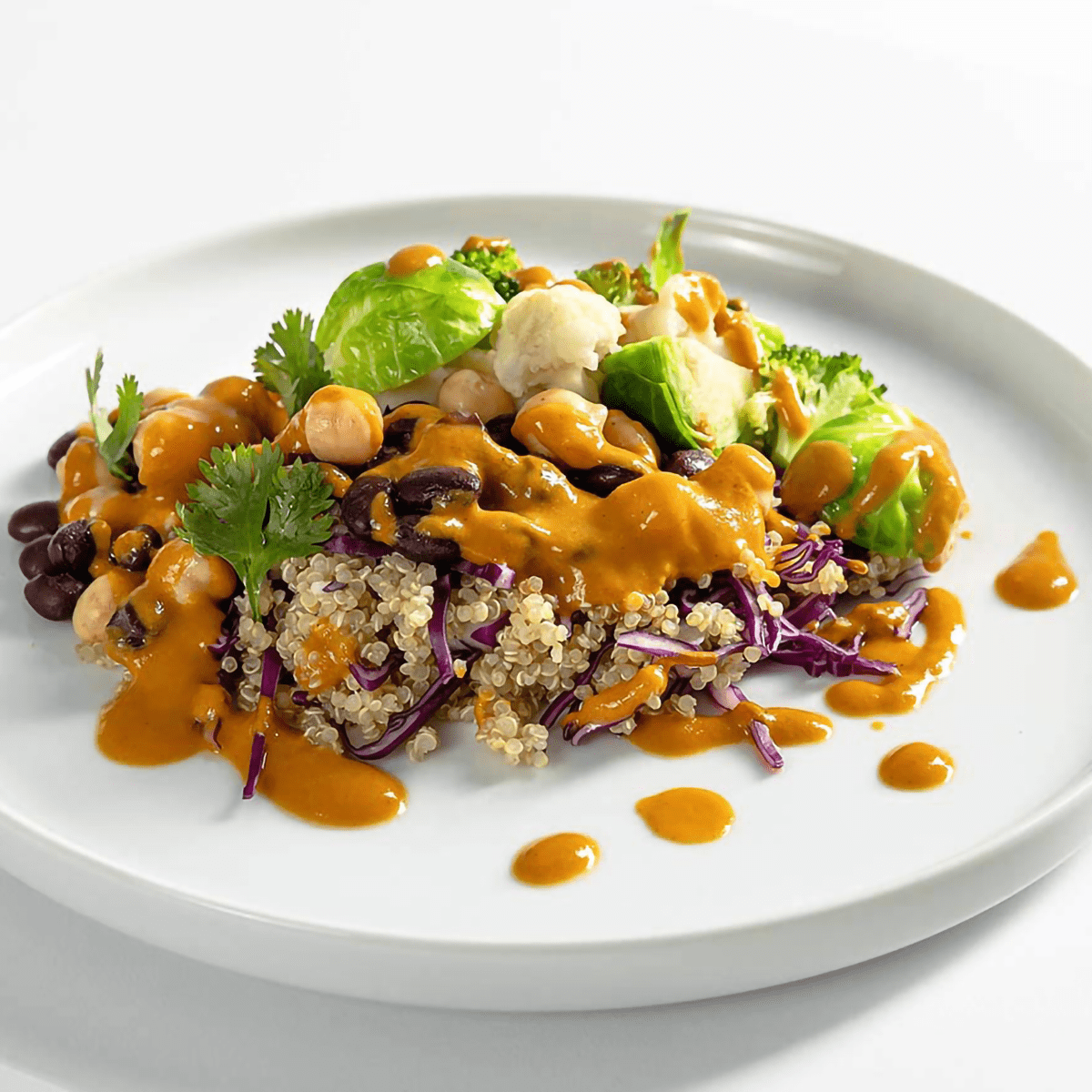 Trifecta Vegan Meal Delivery Quinoa With Spicy Sauce And Black Beans