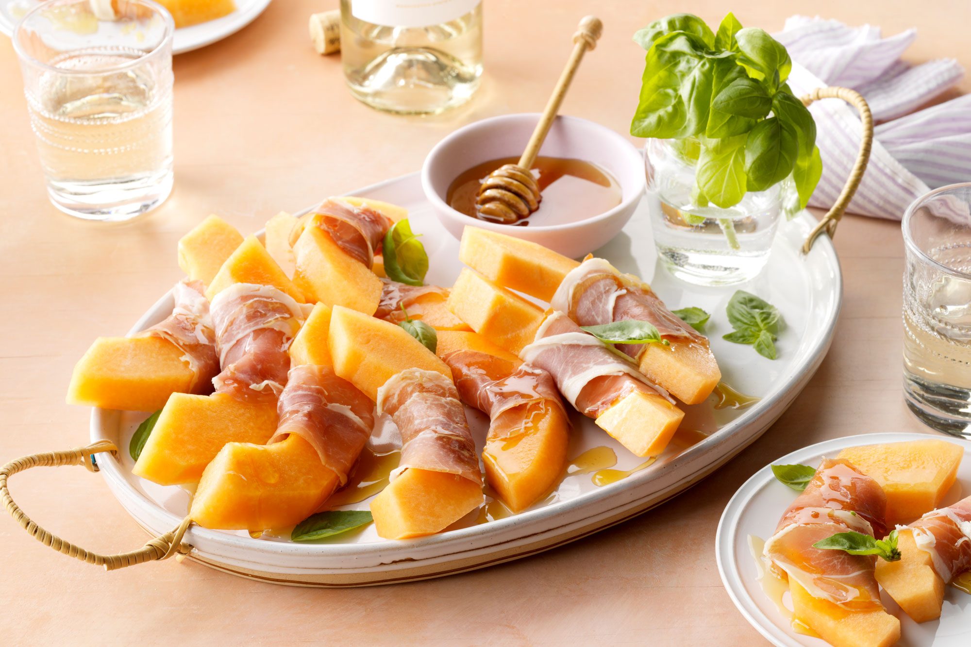Prosciutto and Melon Appetizer