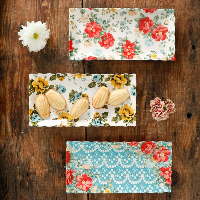 Floral Medley Serving Platters