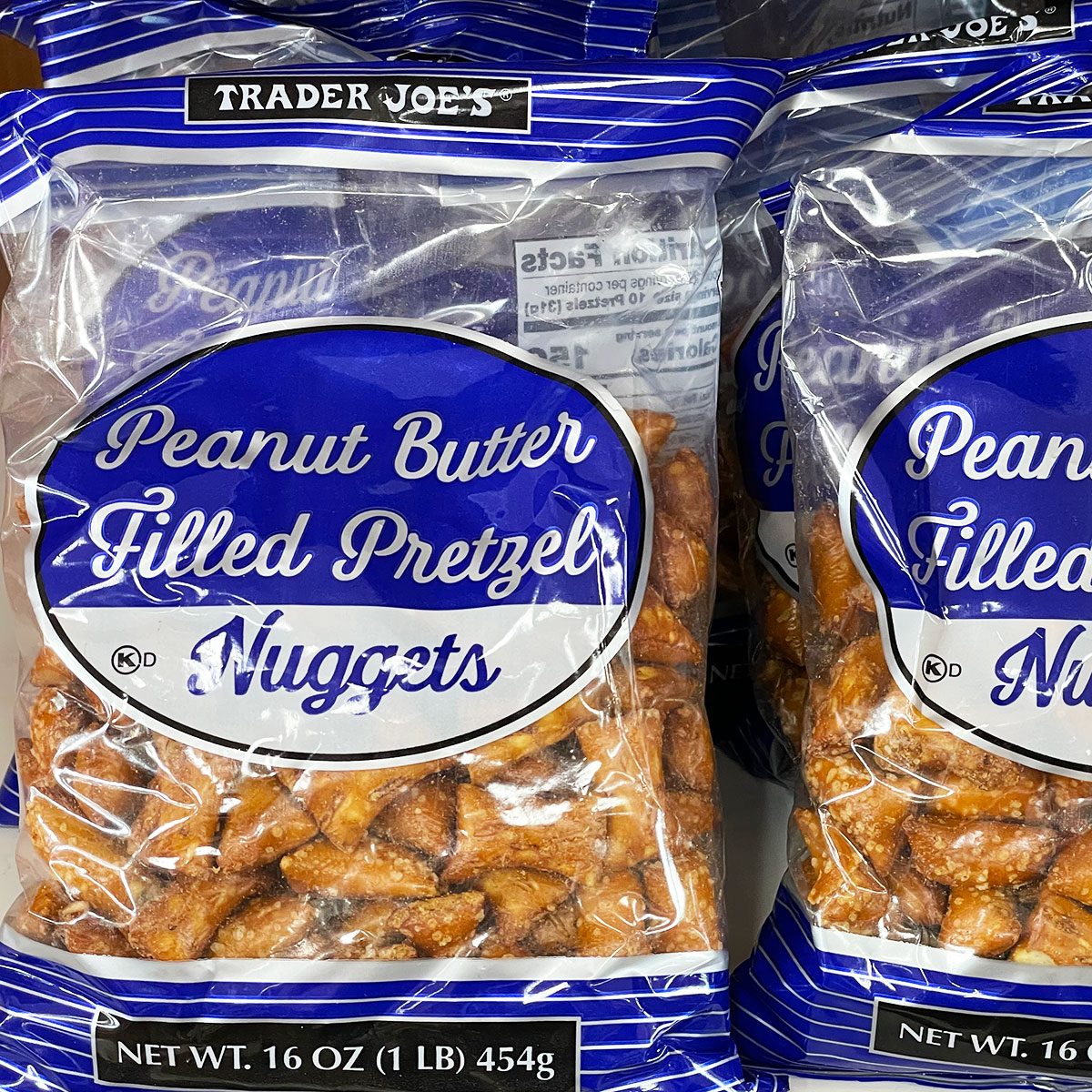 Peanut Butter Filled Pretzel Nuggets Trader Joe