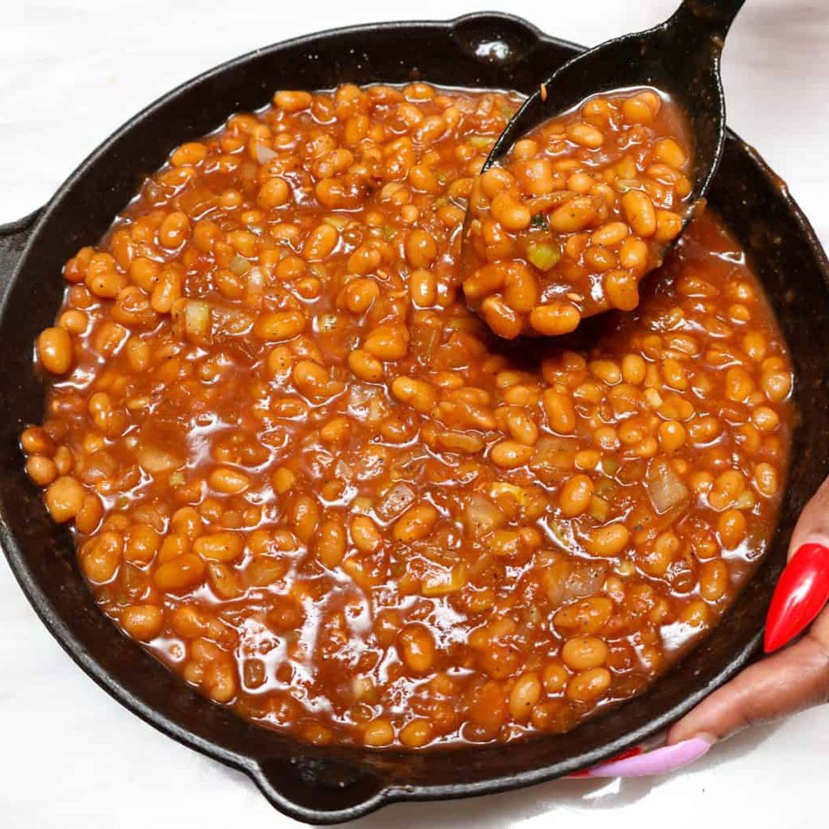 Black Folks Southern Soul Food Baked Beans