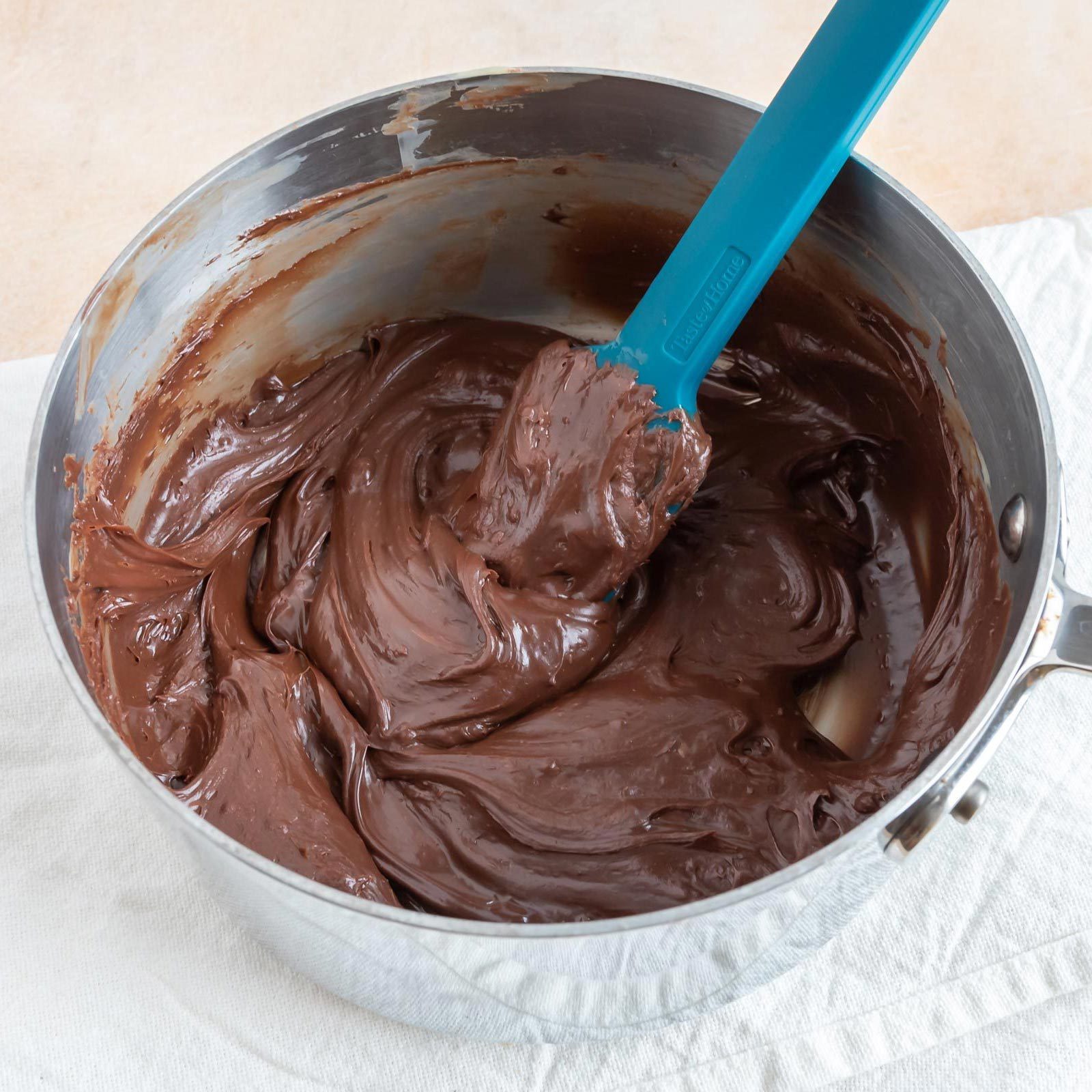Square Sweet And Salty Fudge in a pan