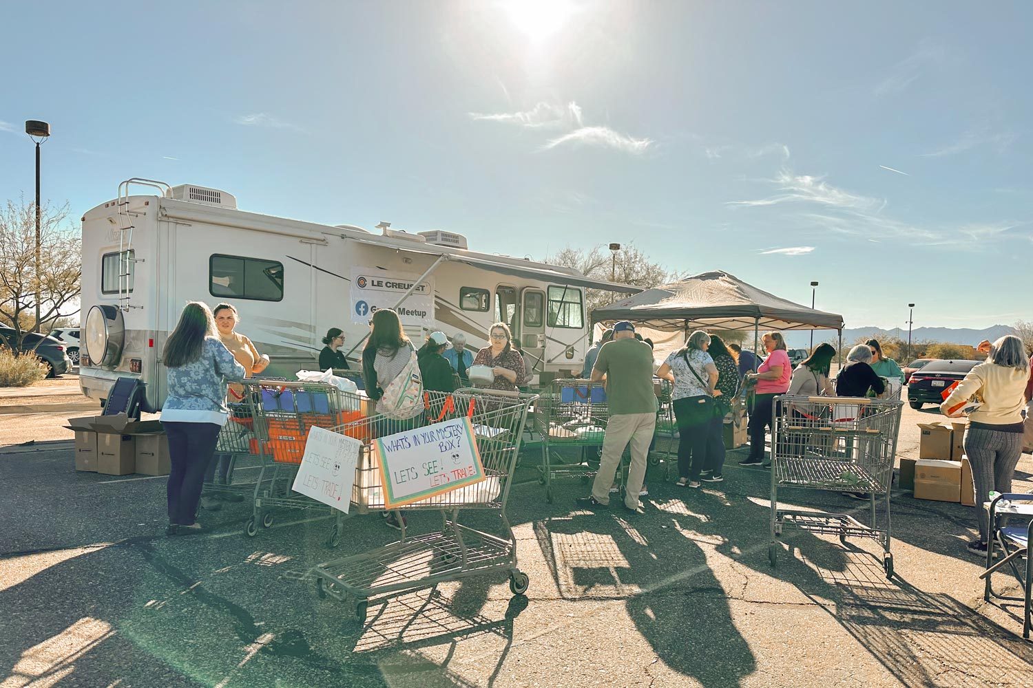 Parking Lot Wars Le Creuset Factory Sale Jill Schildhouse For Toh