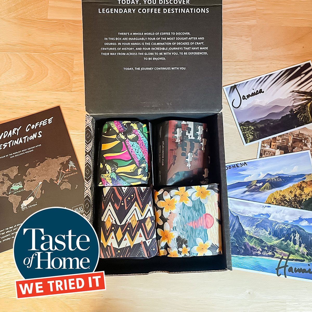 For The Jetsetter Atlas Coffee Club Legendary Destinations Gift Set