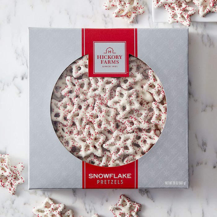 Hickory Farms Snowflake Pretzels