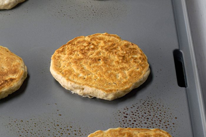 Cook until each side is golden brown on griddle