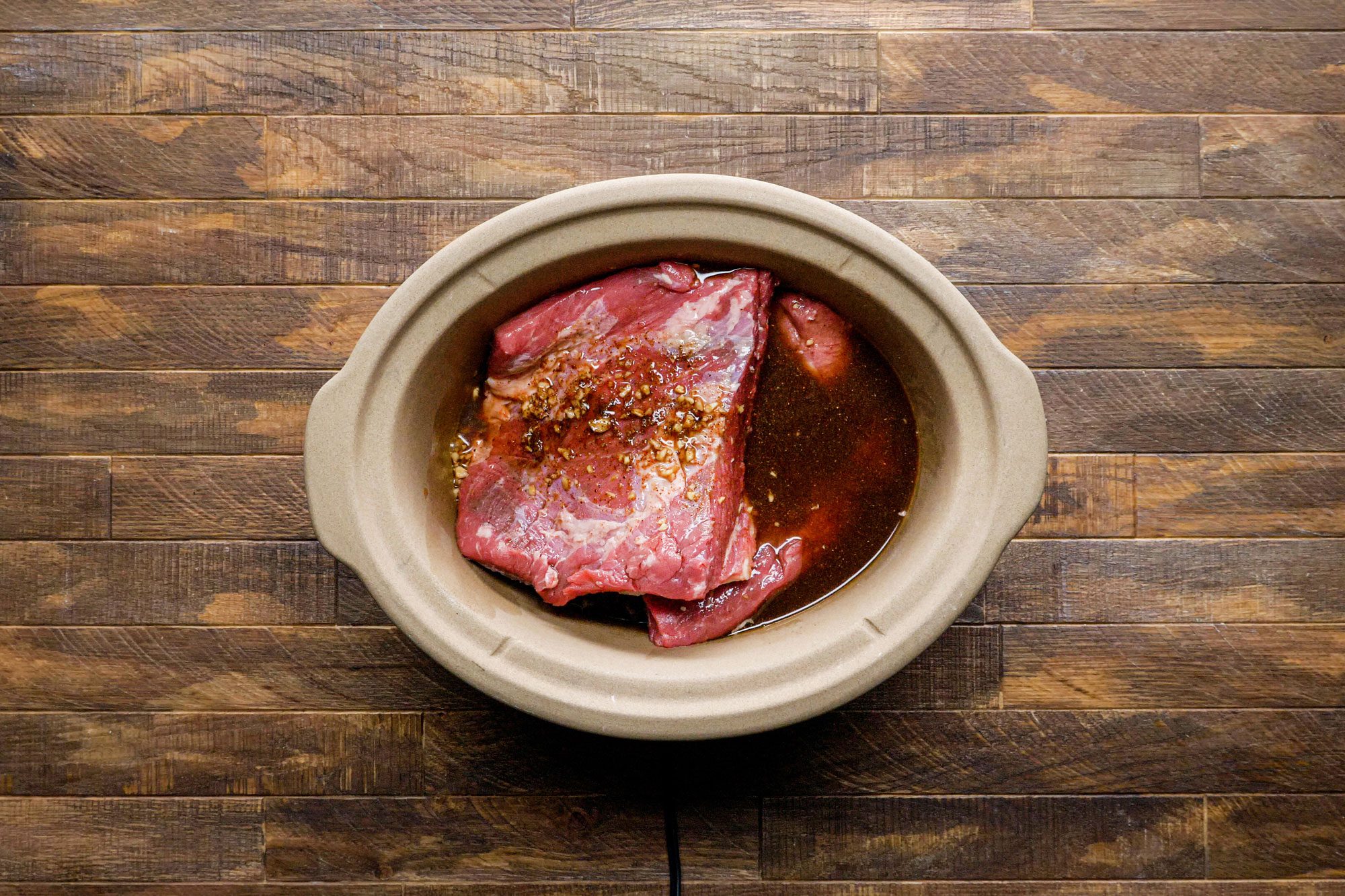 Pour some more Worcestershire sauce on the brisket