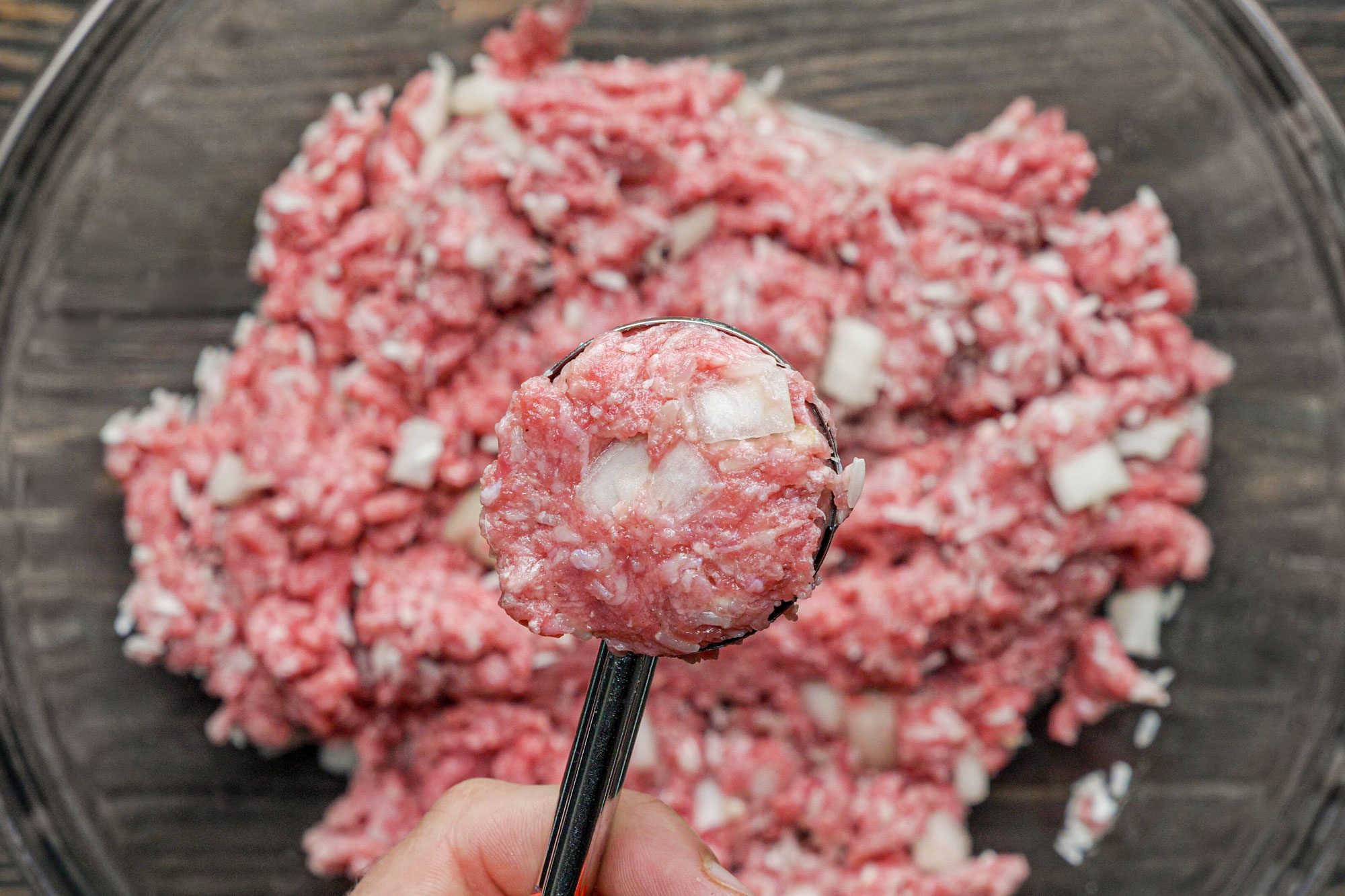 Shape the mixture into 1 inch balls