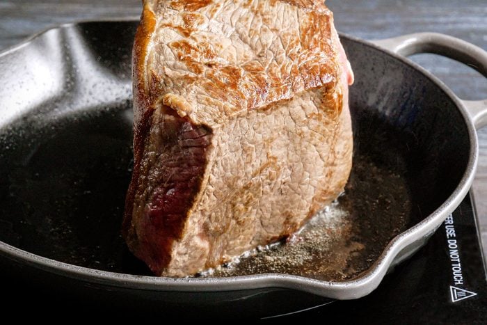 Frying Rump Roast in a Skillet