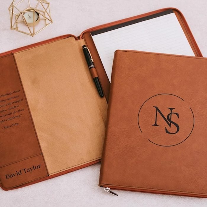 Customized Leather Portfolio
