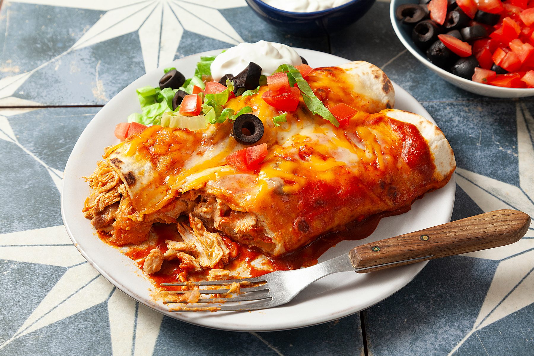 Easy Chicken Enchiladas