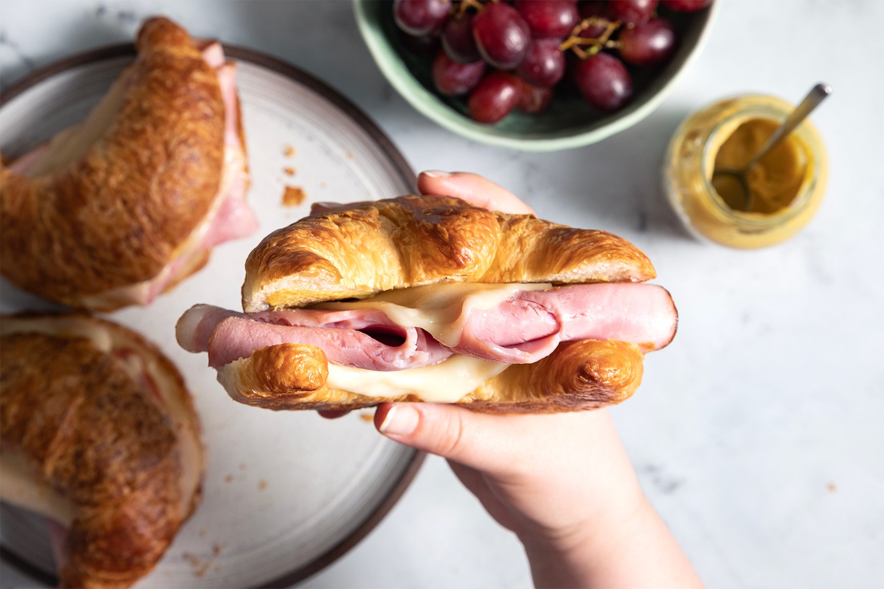 Ham & Cheese Croissants