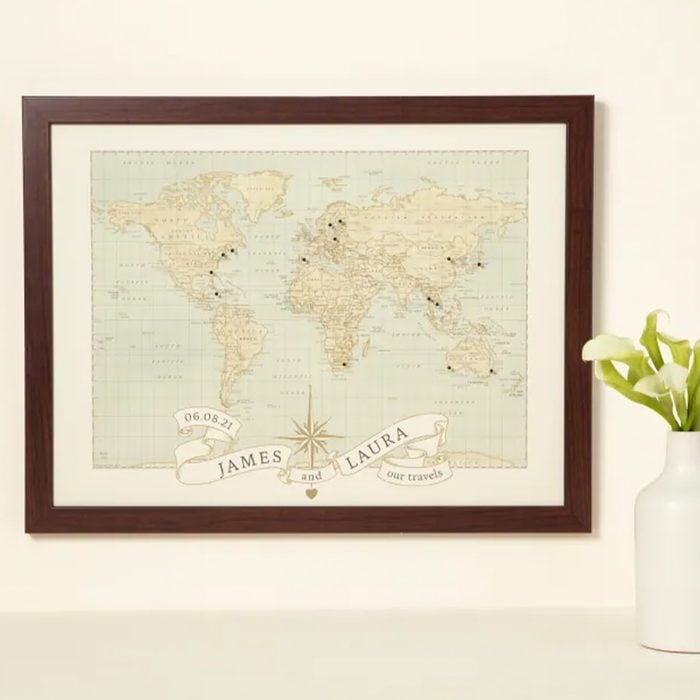 Personalized Map Ecomm Via Uncommongoods.com