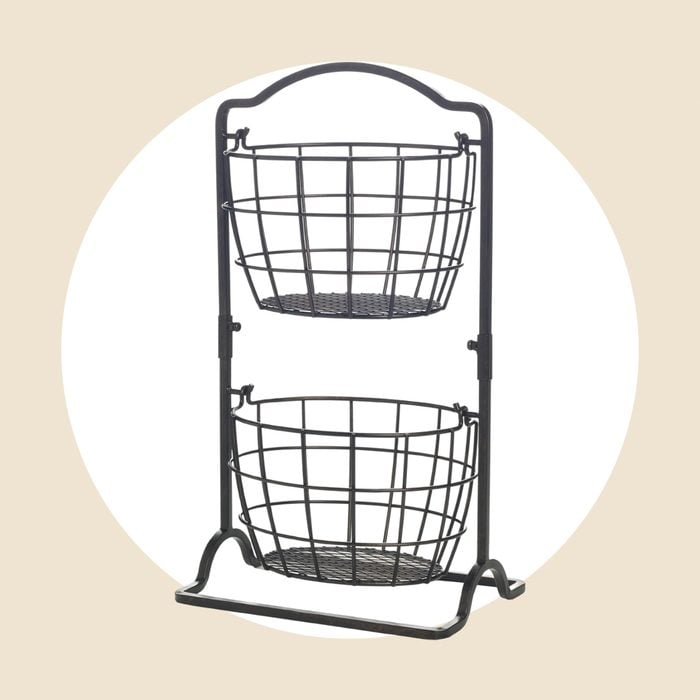 Two Tier Standing Basket Organizer Ecomm Via Amazon.com