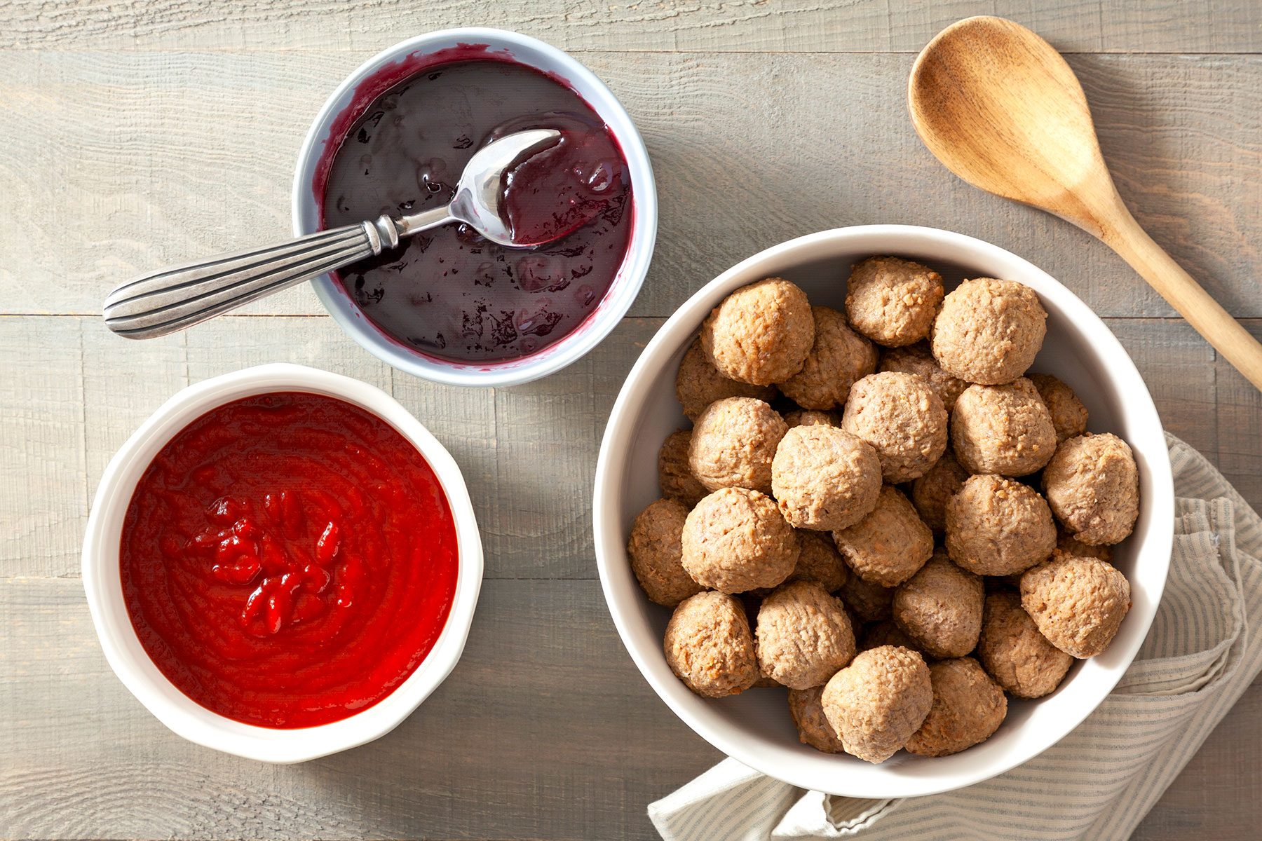 Ingredients for Chili And Jelly Meatballs 