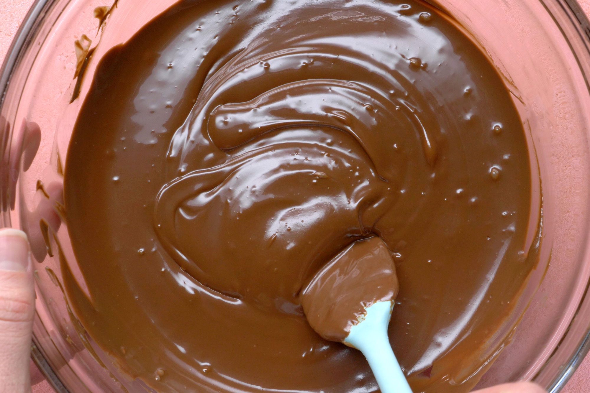 Stir the mixture in bowl until smooth