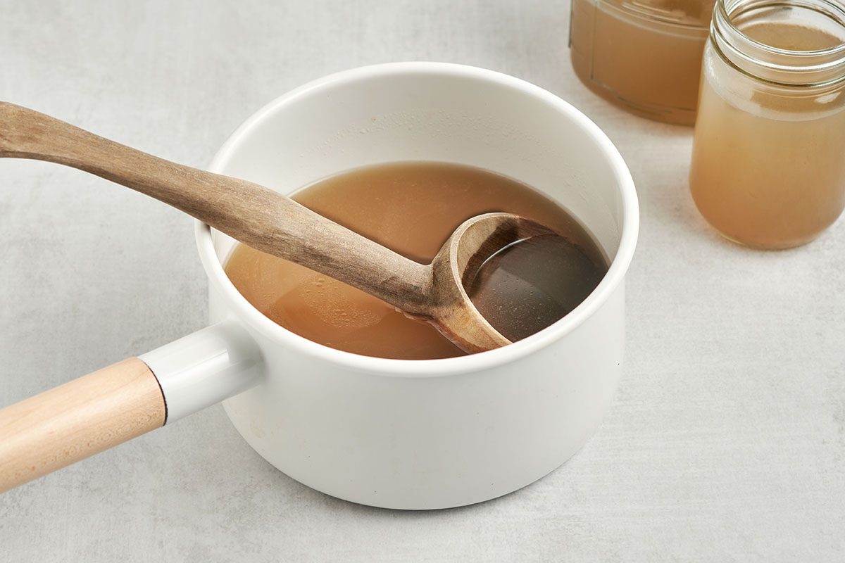 This Instant Pot chicken broth recipe by Taste of Home makes the most delicious broth in any type of pressure cooker.