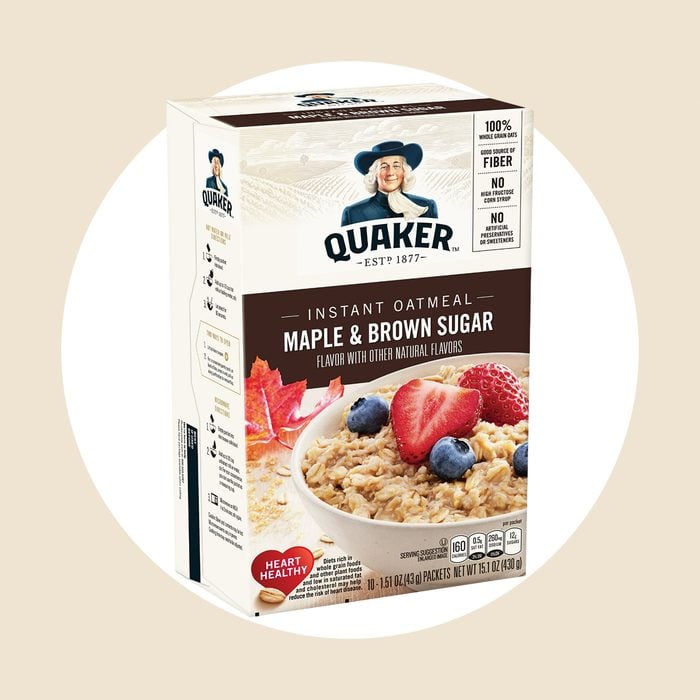 Quaker Maple & Brown Sugar Instant Oatmeal Ecomm Via Walmart.com