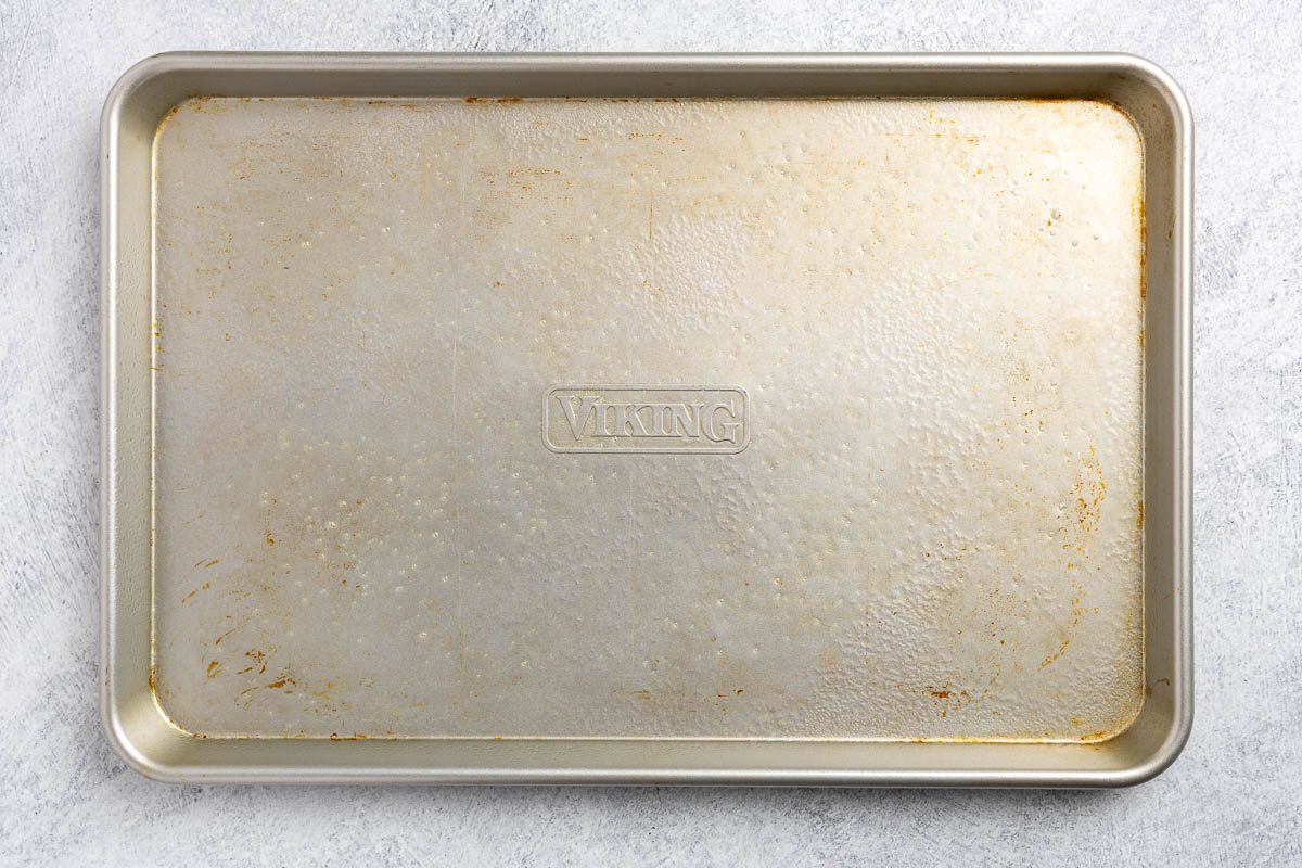 Taste of Home roasted zucchini recipe photo of a sheet pan.