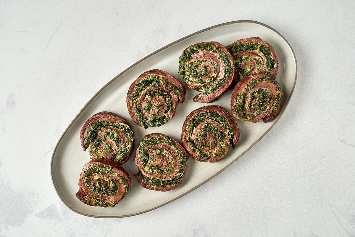 Wrapped in quality flank steak and bursting with a creamy filling, this steak pinwheel recipe by Taste of Home promises a mouthwatering experience with each bite.