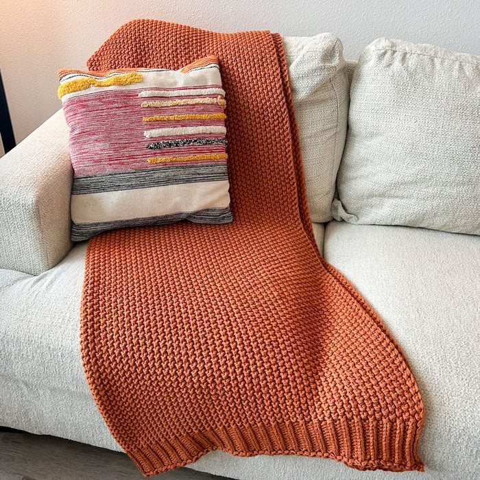 Quince Fisherman Throw Blanket