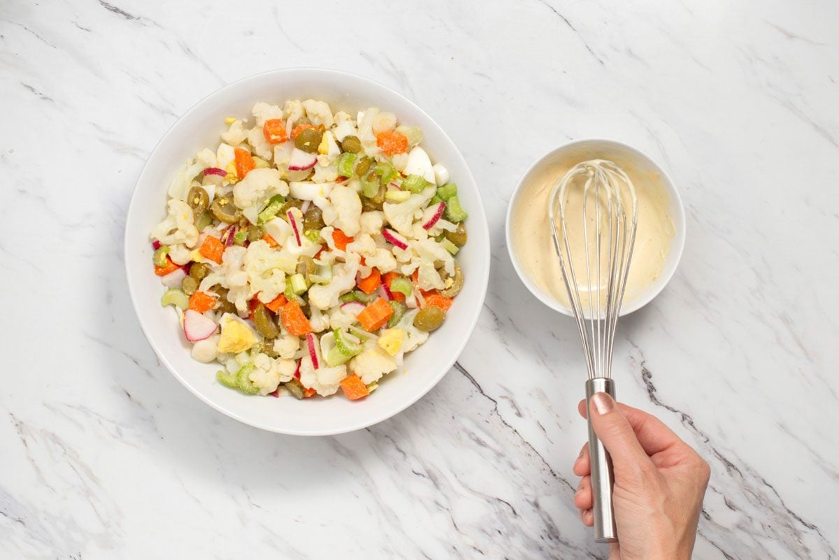 Cauliflower Potato Salad 