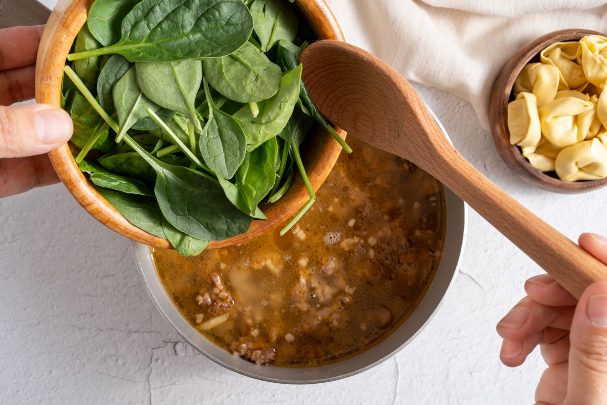 Taste Of Home Sausage And Spinach Tortellini Soup