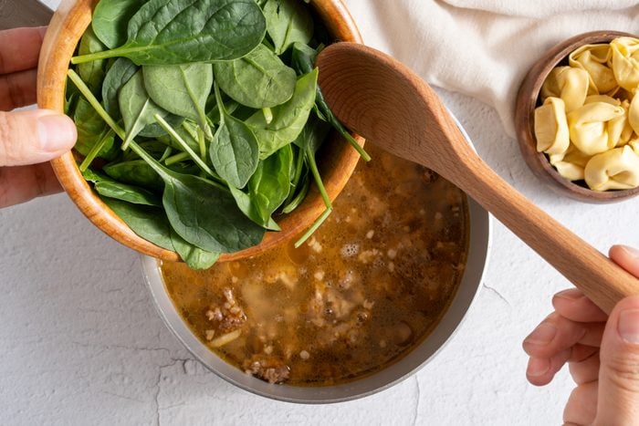 Taste Of Home Sausage And Spinach Tortellini Soup