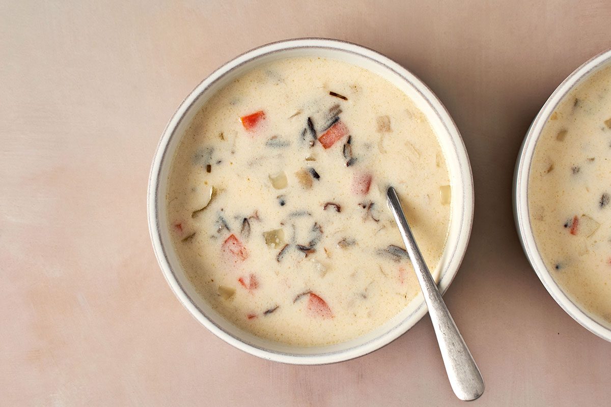 This wild rice soup by Taste of Home is delicious and versatile, so you can easily make it, and then make it your own.
