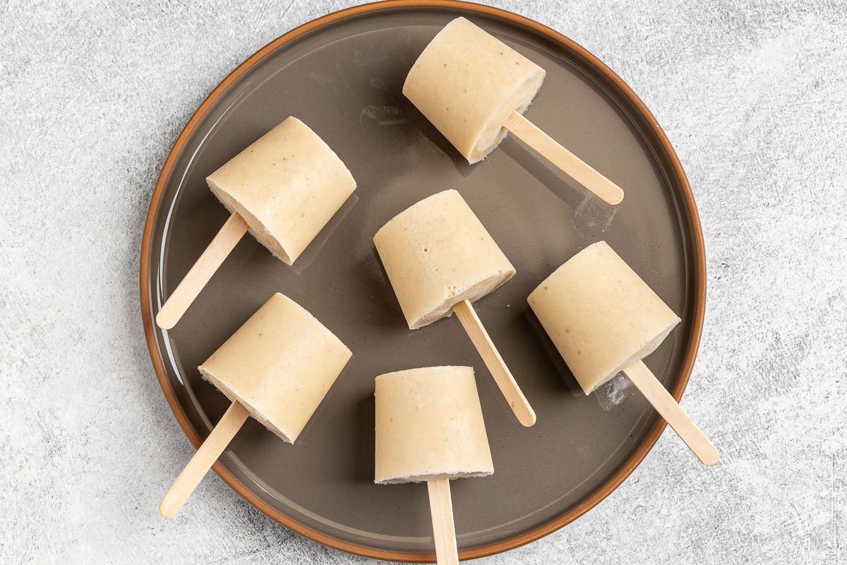 Taste Of Home Banana Popsicles Recipe Photo Of The Finished Recipe.