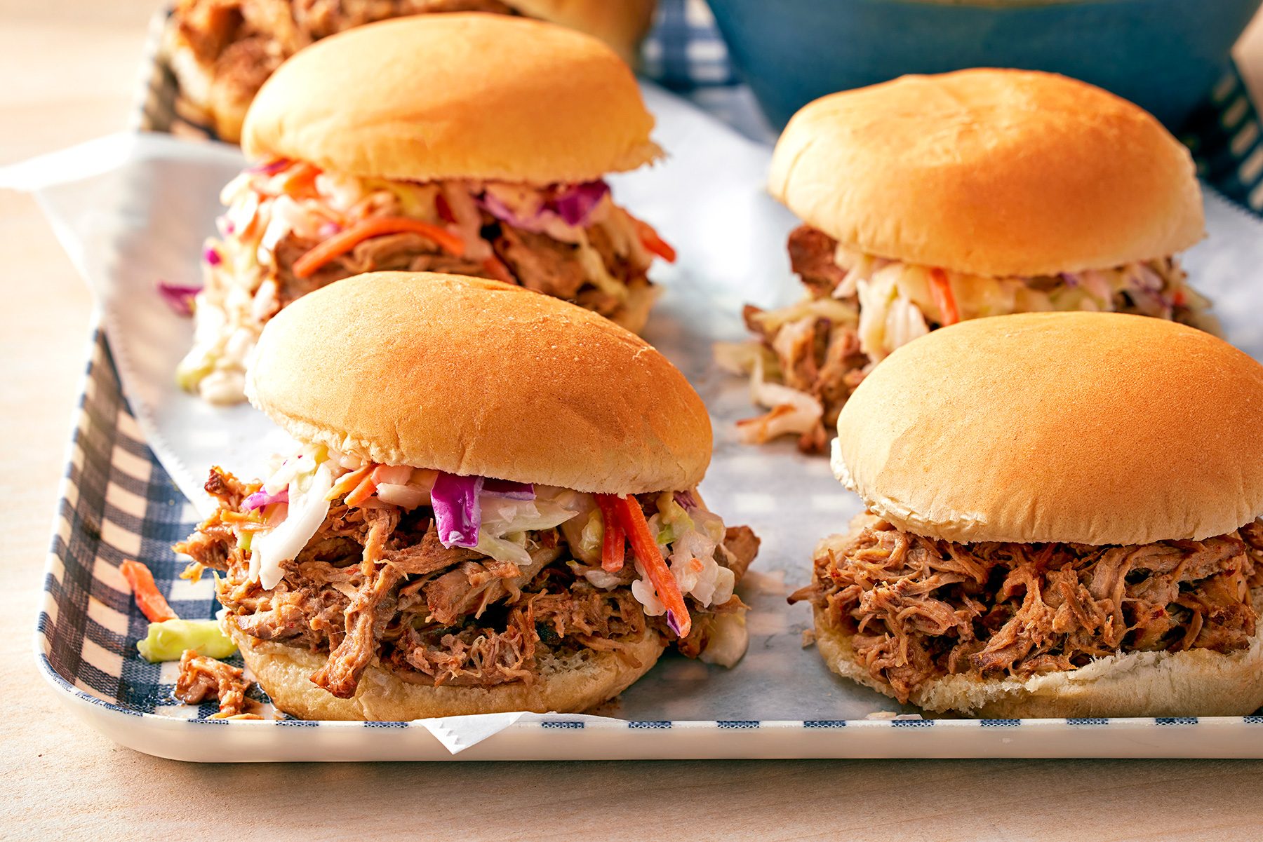 wide shot of Carolina Pulled Pork