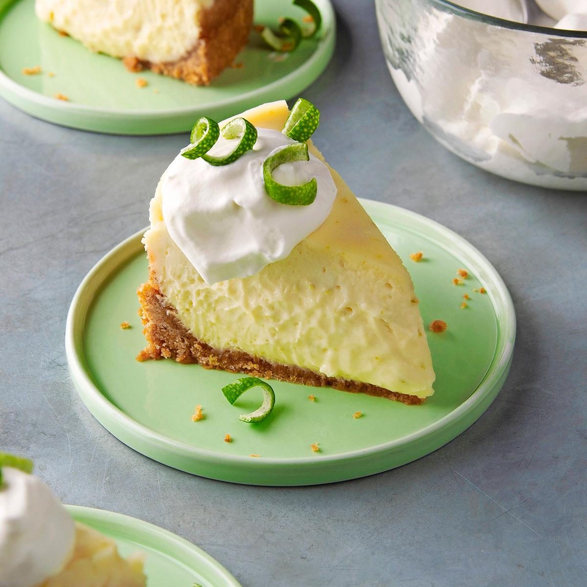 Pressure-Cooker Lime Cheesecake