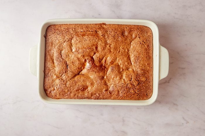 Bake the caramel brownies again.