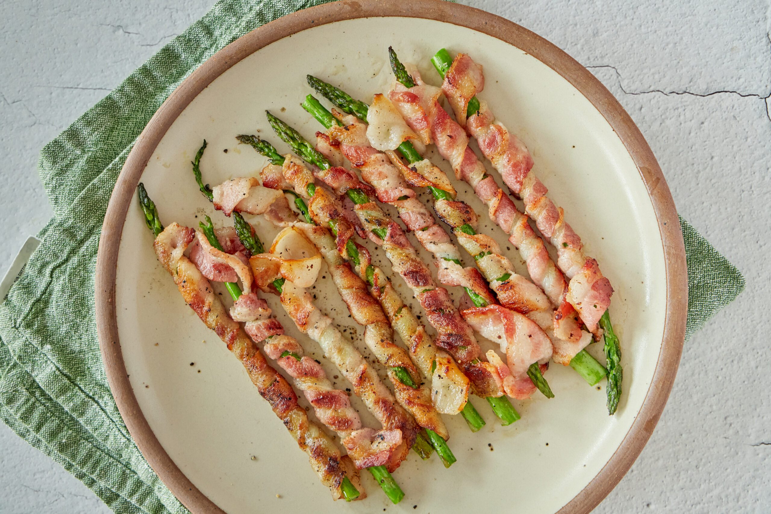 Bacon wrapped asparagus is a great side dish!