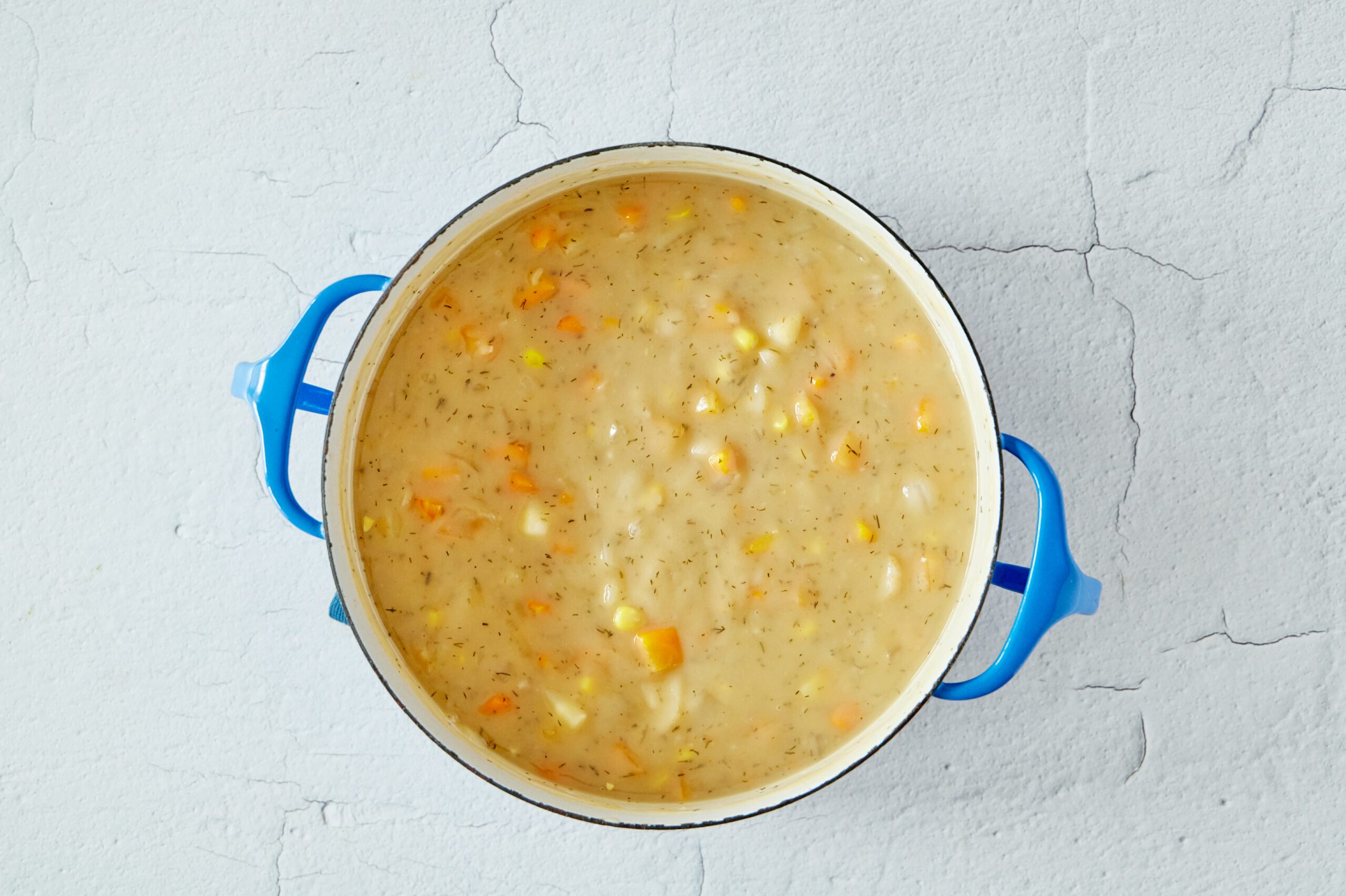 Stir the gravy into the chicken and biscuits.