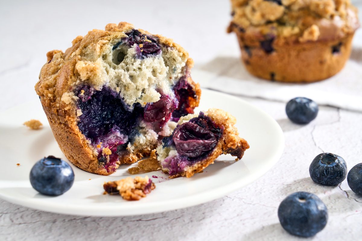 Taste Of Home Blueberry Muffins With Crumb Topping