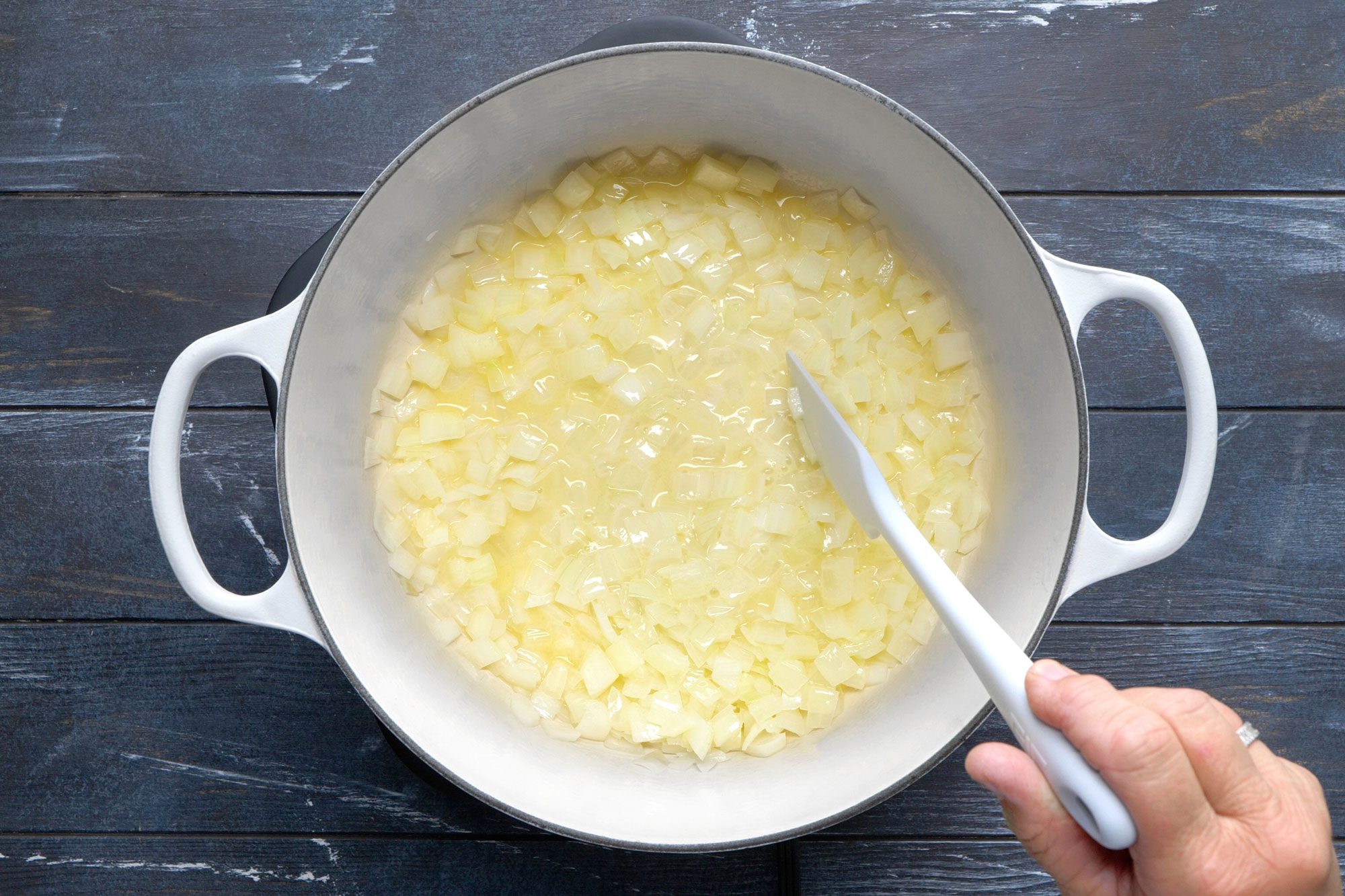 boil corn and potatoes in a Dutch oven