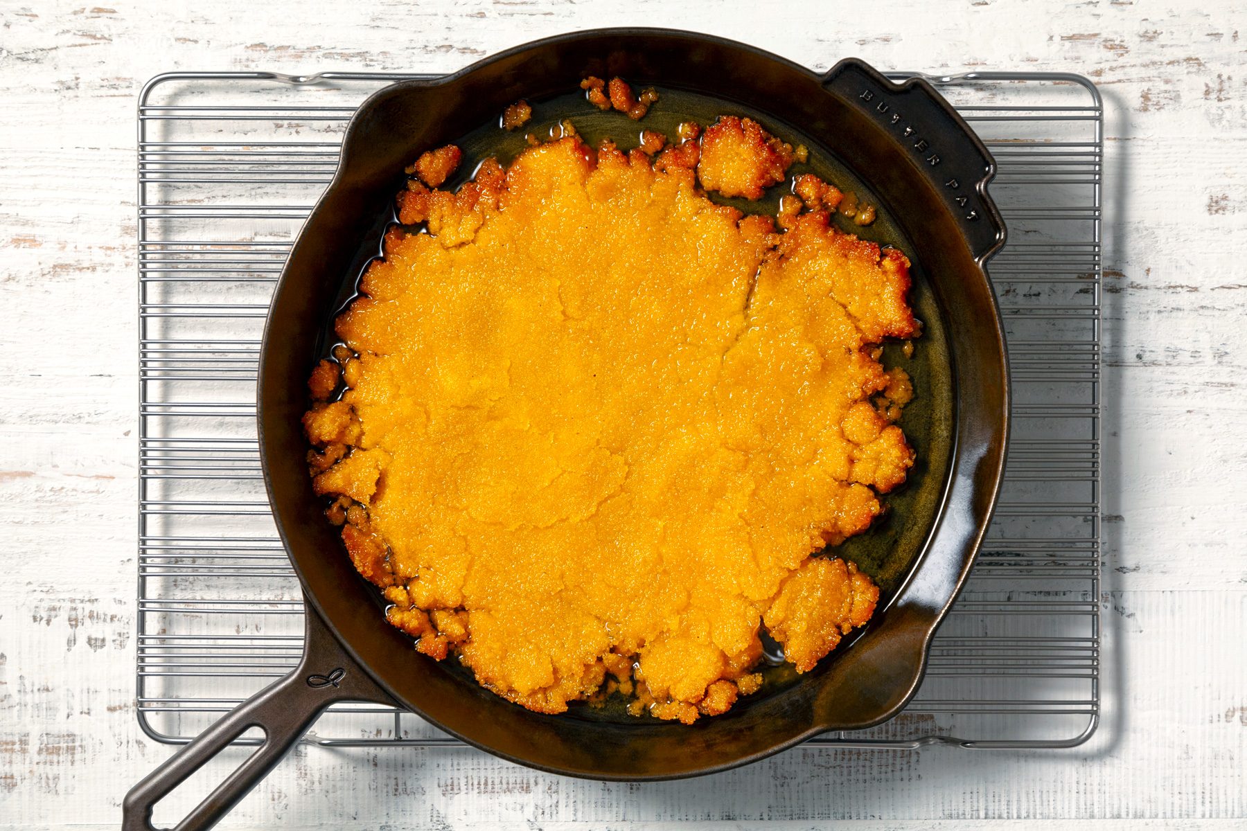 Bake until edge starts to brown