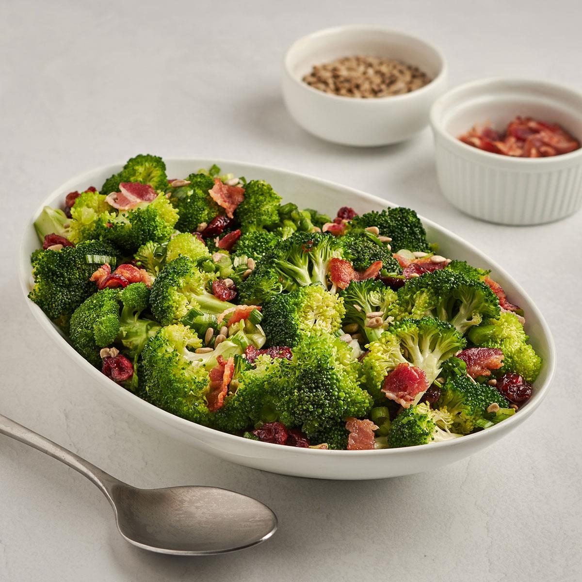 Crunchy Broccoli Cranberry Salad