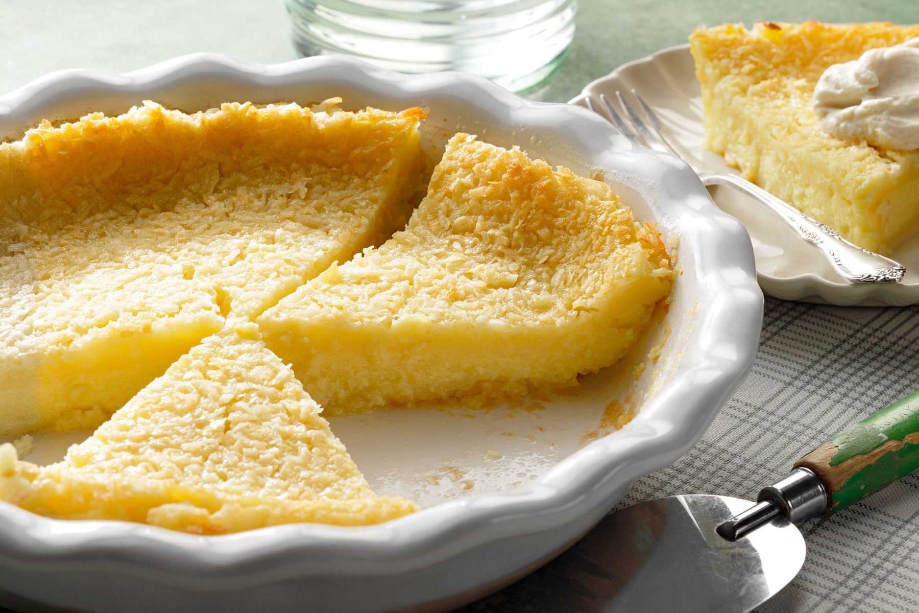 Crustless Coconut Pie