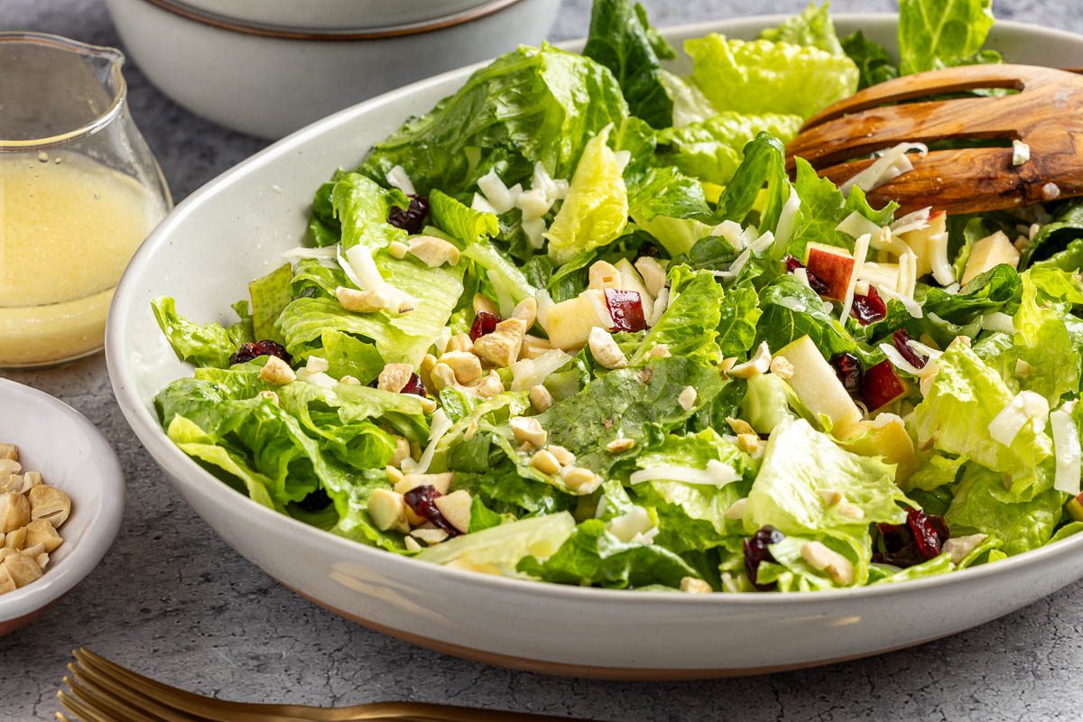 Taste of Home Holiday Salad recipe photo of the finished salad in a serving bowl.