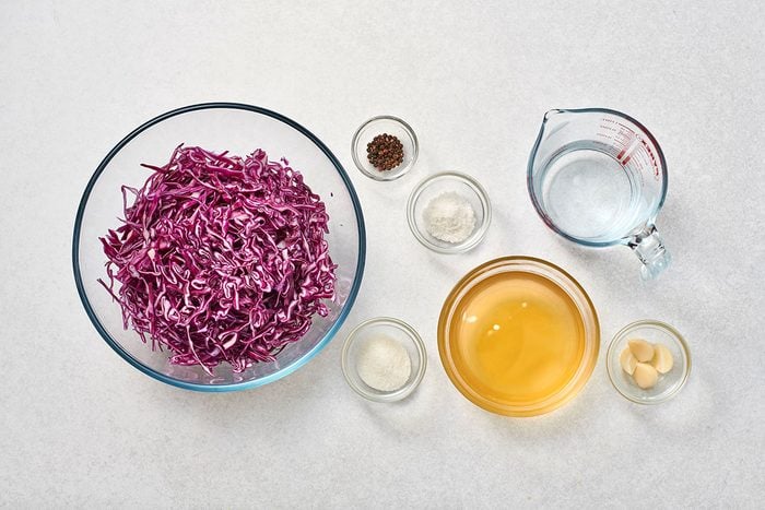 Ingredients for Pickled Red Cabbage