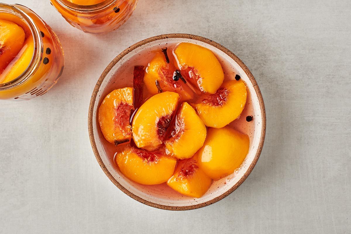 With this Taste of Home recipe for pickled peaches, you can savor peaches for months to come.