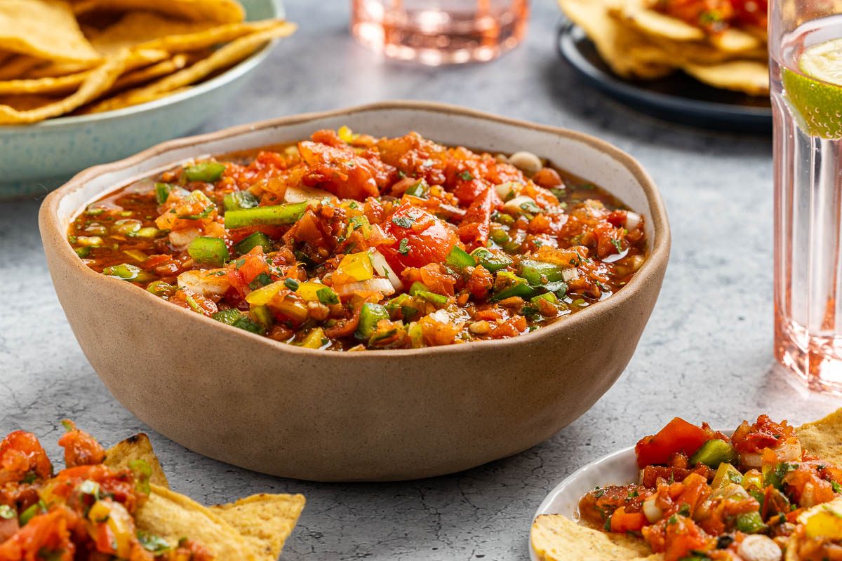 Taste of Home Roasted Salsa Recipe photo of the finished recipe.