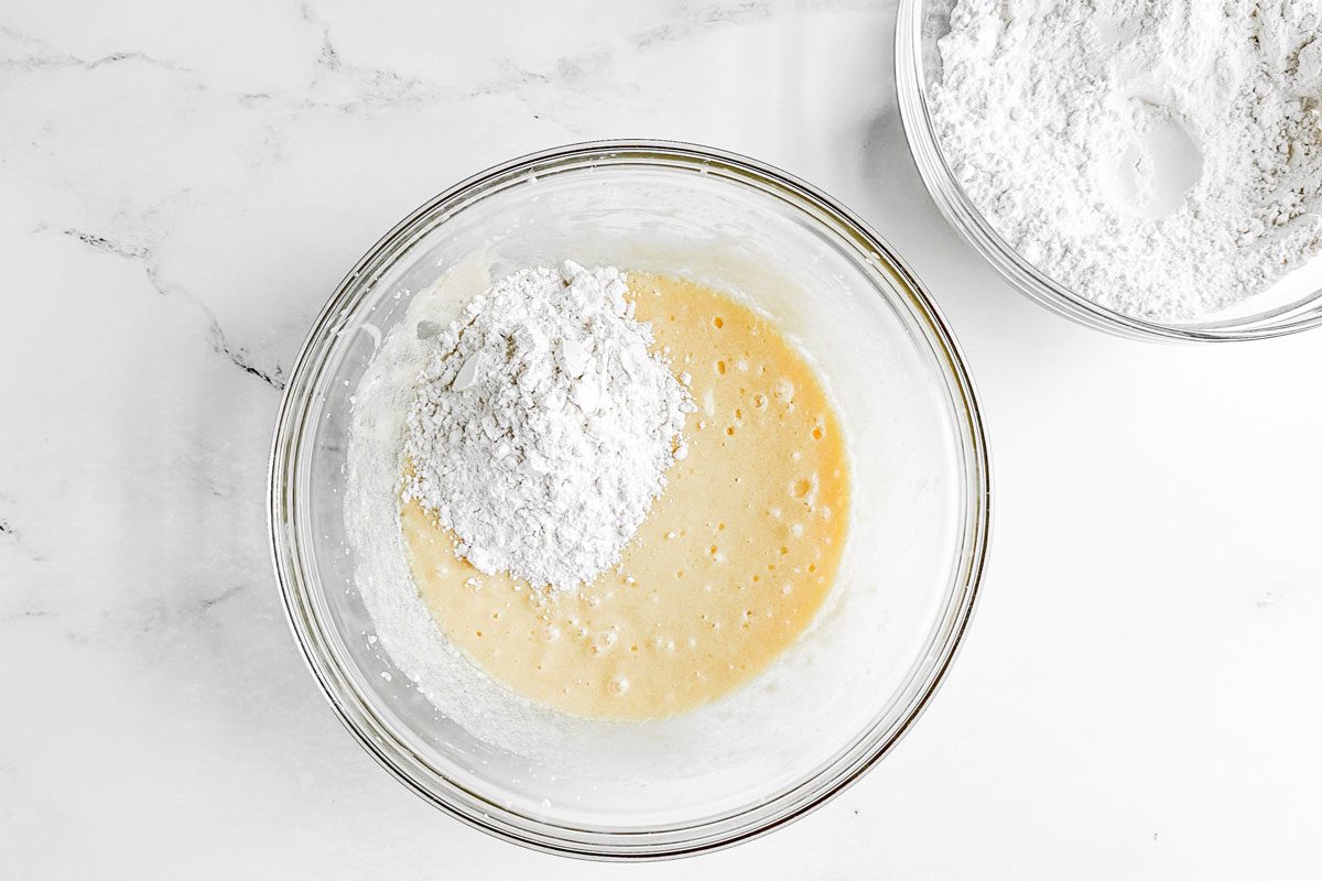 Ingredients for Taste of Home Sesame Cookies in glass bowls