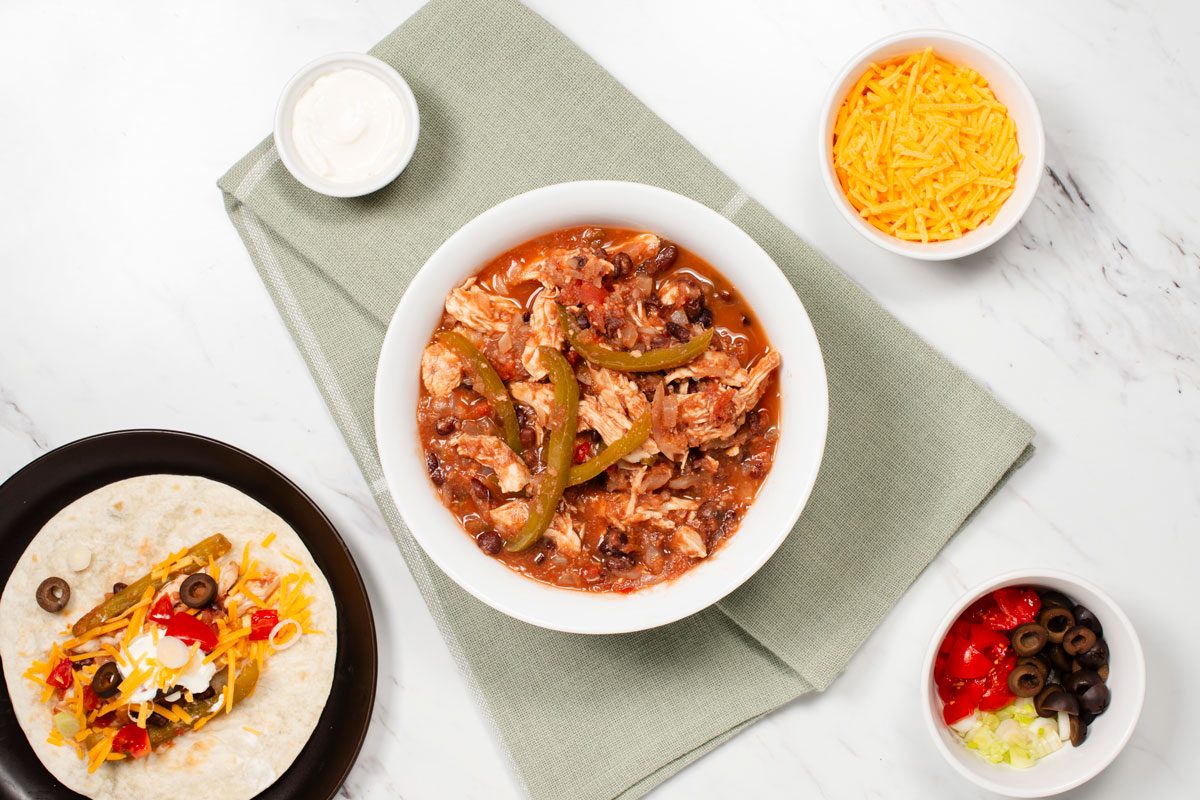Slow Cooker Chicken Fajitas