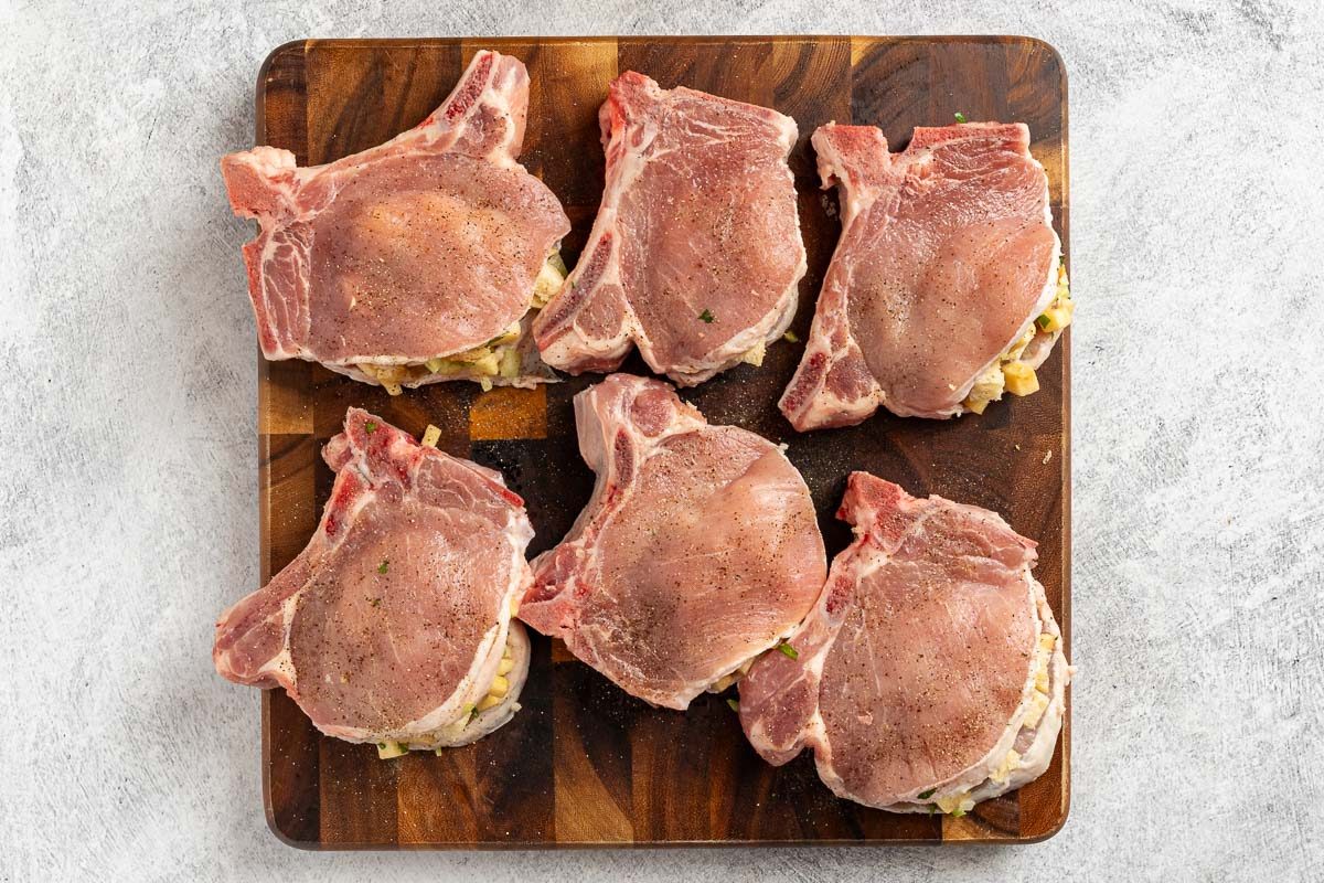 stuff the pork chops