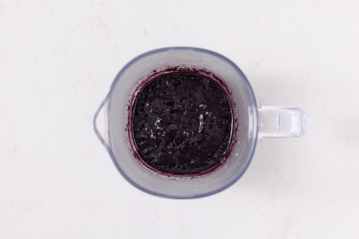 Blackberries turned into a puree.