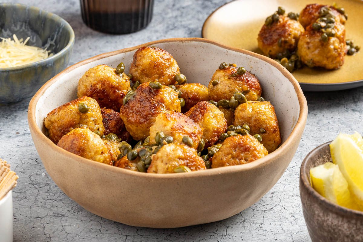 Chicken Piccata Meatballs