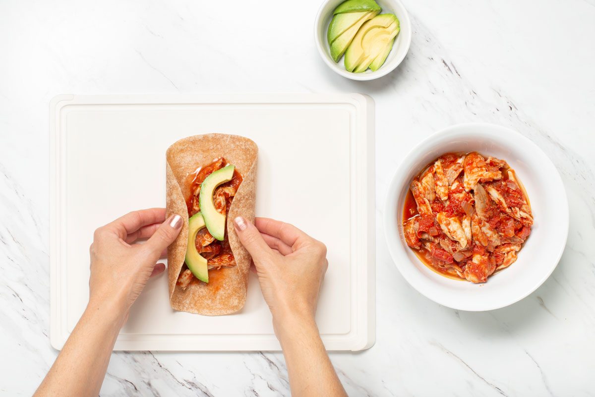 Chicken Avocado Wraps